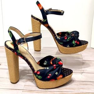 Jessica Simpson shoe NEW retro sling IVREY berry